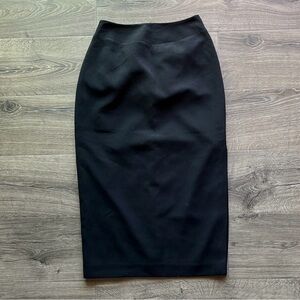 Vintage Y2K Black Pencil Skirt